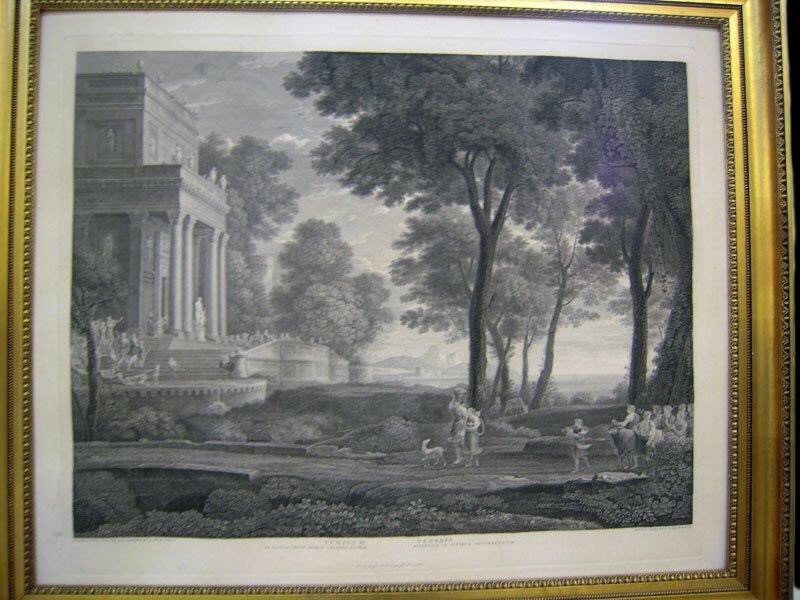 Gravure Représentant Le Temple De Vénus à Rome-photo-4