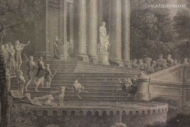 Gravure Représentant Le Temple De Vénus à Rome-photo-7