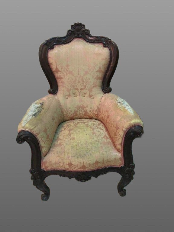 Pair Of Neapolitan Armchairs-photo-3