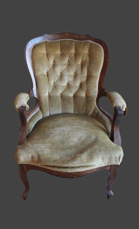 Pair Of Rosewood Armchairs-photo-4