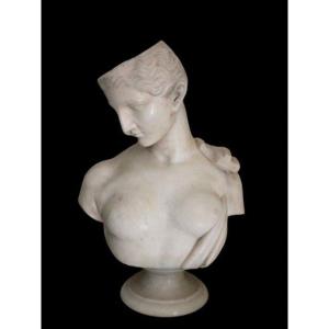 Marble Sculpture "psyche Of Capua"