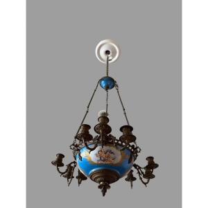 Decorated Porcelain Chandelier