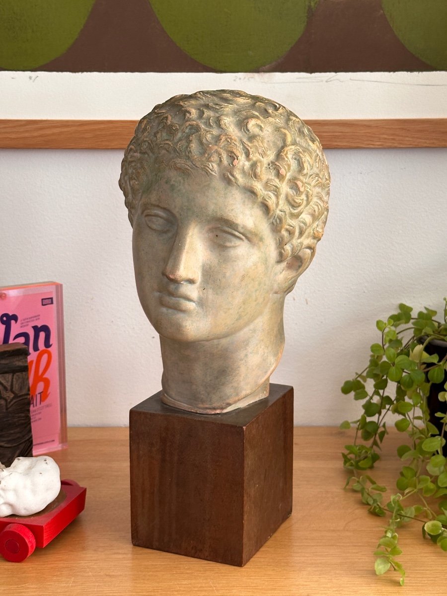 Athlete's Head - In The Taste Of The Antique - Terracotta-photo-2