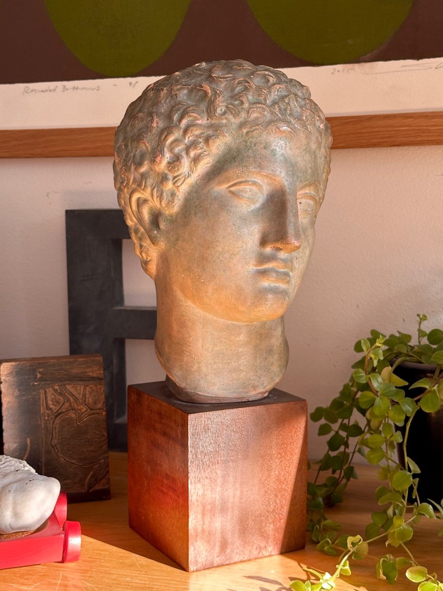 Athlete's Head - In The Taste Of The Antique - Terracotta-photo-4