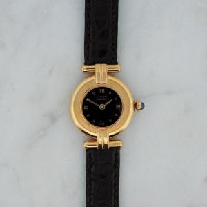 Cartier Must Colisée - Black Roman Dial