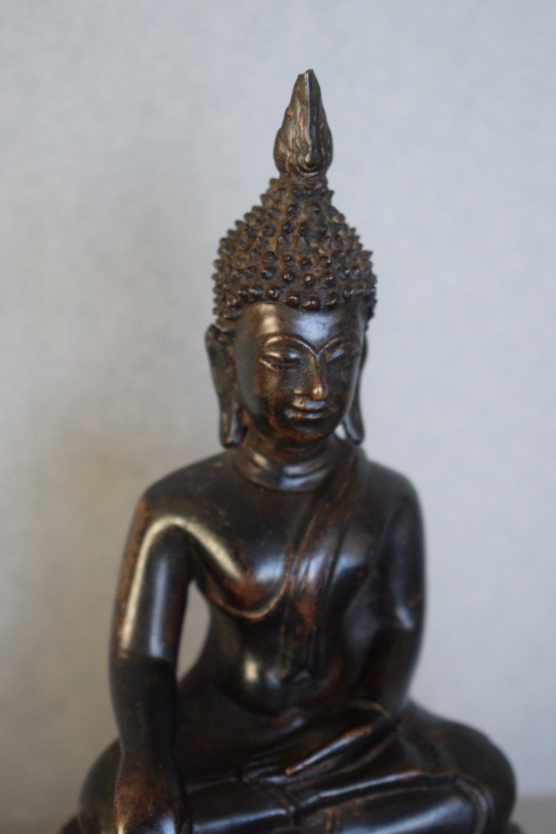 Bouddha En Bronze Thailande 18 Eme-photo-2