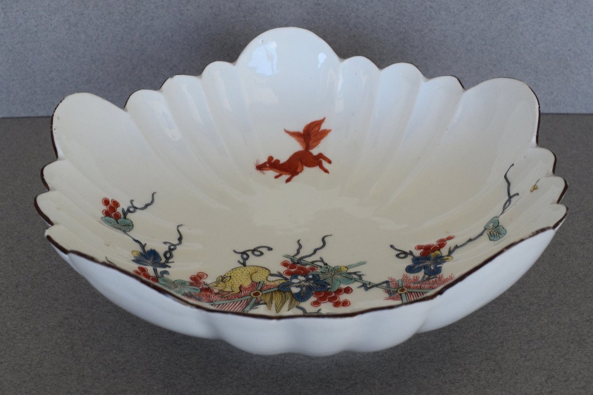 Meissen XVIII Eme Hollow Dish Of Polylobed Shape-photo-2