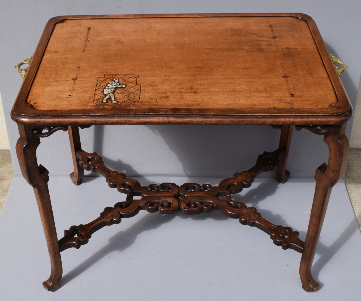 Tea Table Attributed To Gabriel Viardot-photo-2