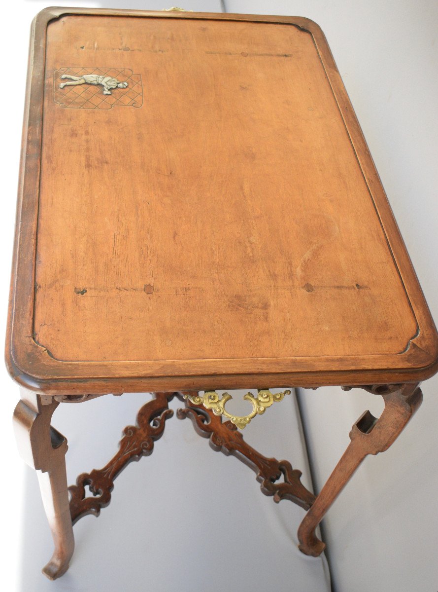 Tea Table Attributed To Gabriel Viardot-photo-3