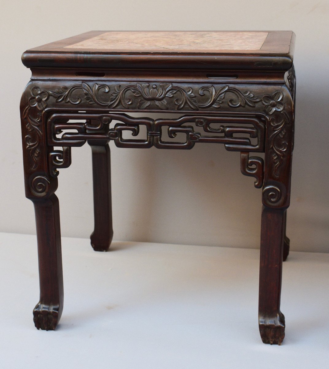 Pair Of Chinese Ironwood Stands-photo-4