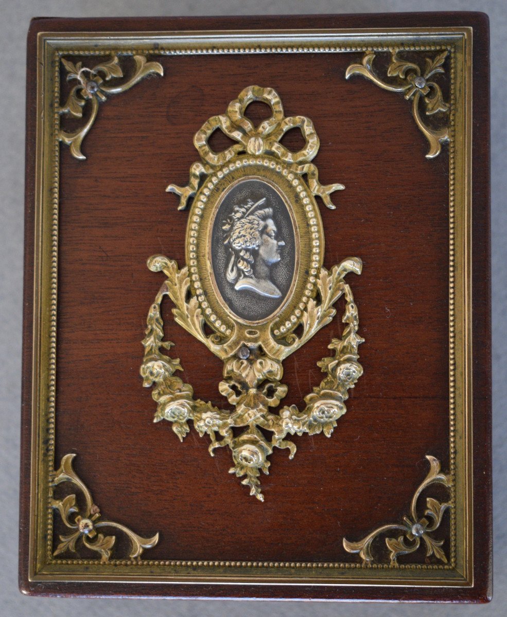 Mahogany And Gilt Bronze Box-photo-2