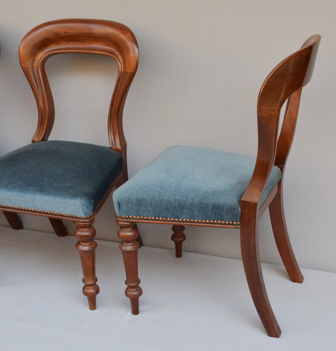 Suite Of 4 Cuban Mahogany Chairs-photo-2