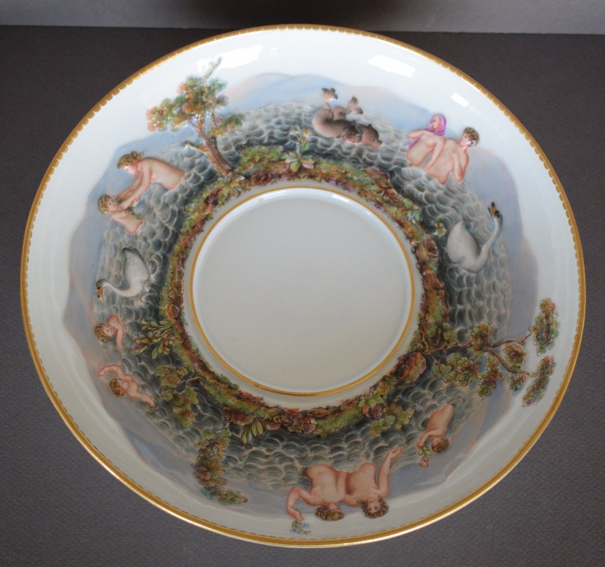 Bouillon En Porcelaine Meissen XIX Eme Siècle-photo-2