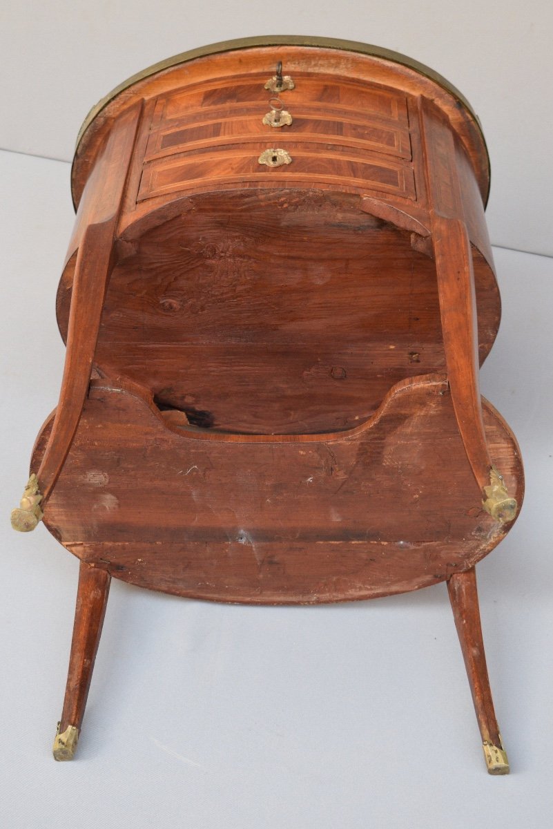 Living Room Table Called Chiffoniere Table Transition Period 18th Century-photo-3