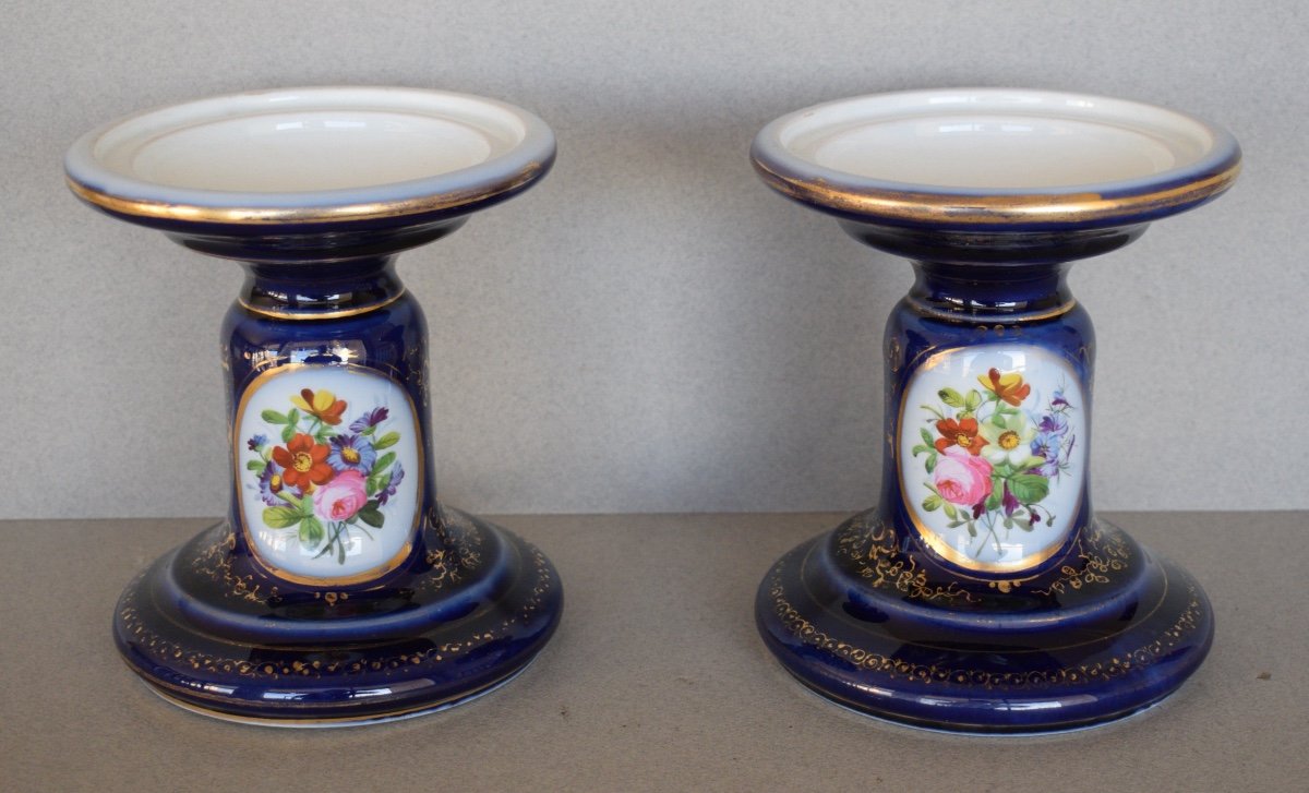 Pair Of Bayeux Porcelain Casseroles -photo-3