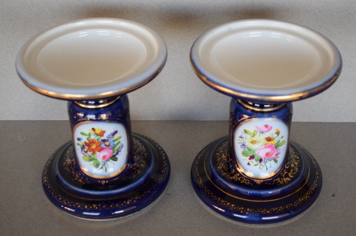 Pair Of Bayeux Porcelain Casseroles -photo-1