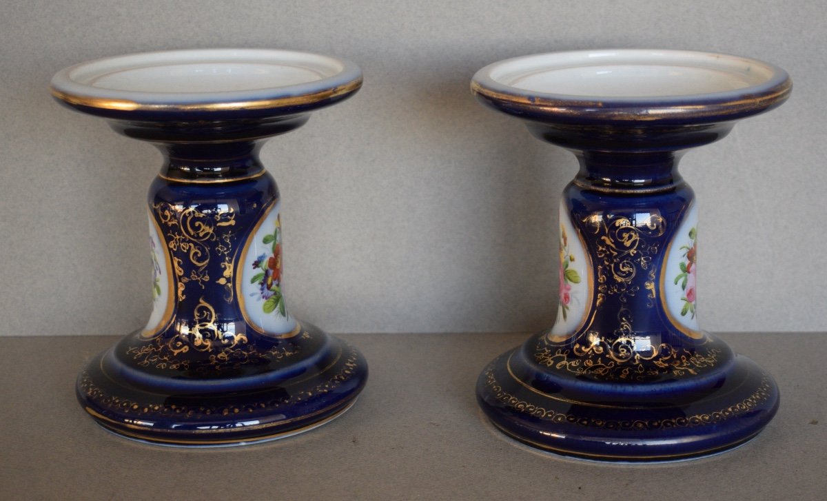 Pair Of Bayeux Porcelain Casseroles -photo-2