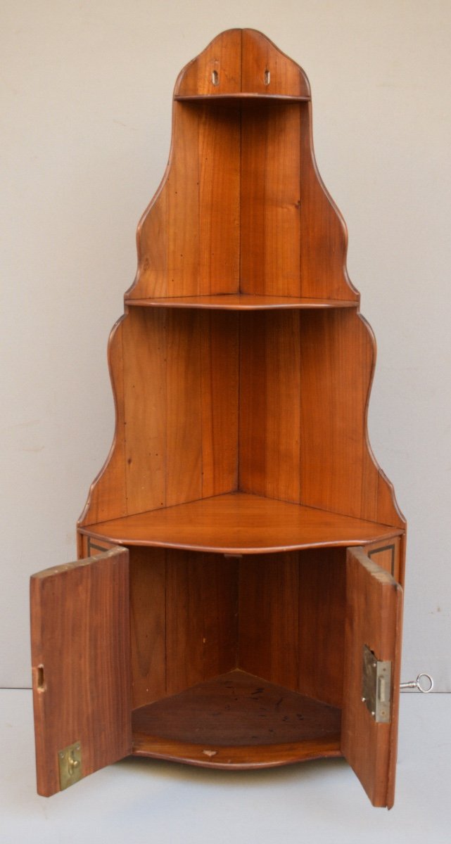 Curved Hanging Corner Cabinet-photo-1