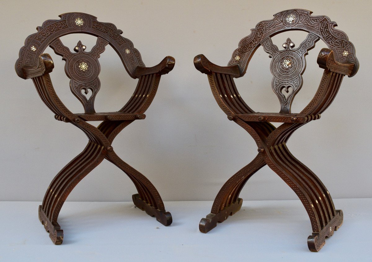 Pair Of Dagobert Armchair-photo-1