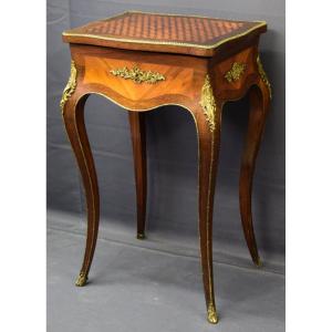 Louis XV Style Worker In Marquetry