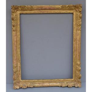 Large Louis XIV Period Frame In Gilded Wood