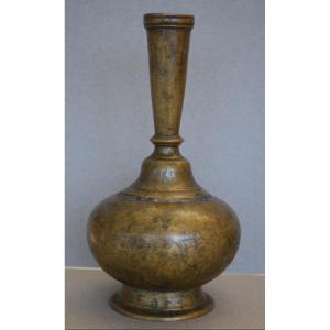 Vase En Bronze Nepal XVIII Eme Siecle