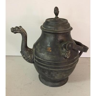 Pewter Teapot XIX Eme Century