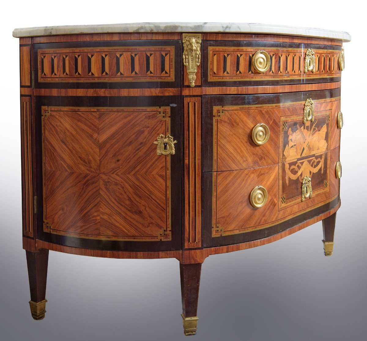 Piedmontese Commode Late Eighteenth Century-photo-2