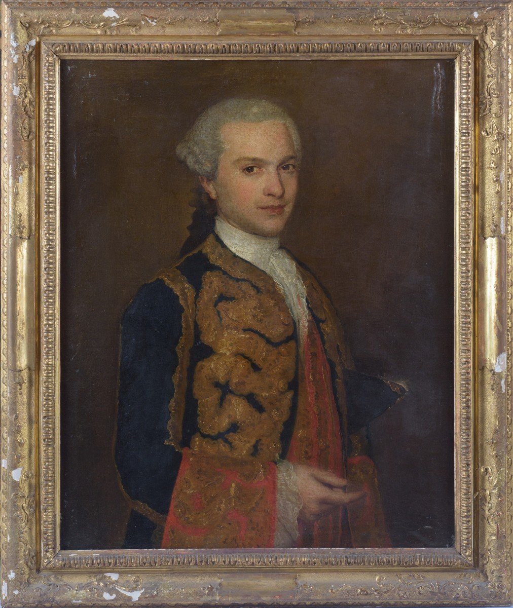 Francesco Liani ( 1712 - 1770) - Portrait Of Gabriel De Borbone ( 1752 - 1788)-photo-2