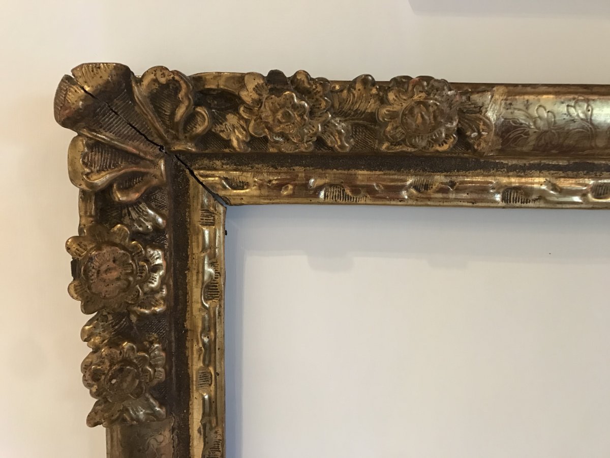 Golden Wood Frame, Louis XIV Period-photo-2