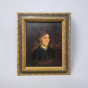 école Européenne Du XIXe Siècle - Portrait De Dame