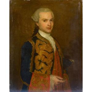 Francesco Liani ( 1712 - 1770) - Portrait Of Gabriel De Borbone ( 1752 - 1788)