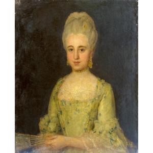 Francesco Liani (1712 - 1780) - Portrait Of Maria Anna Vittoria Di Braganza 