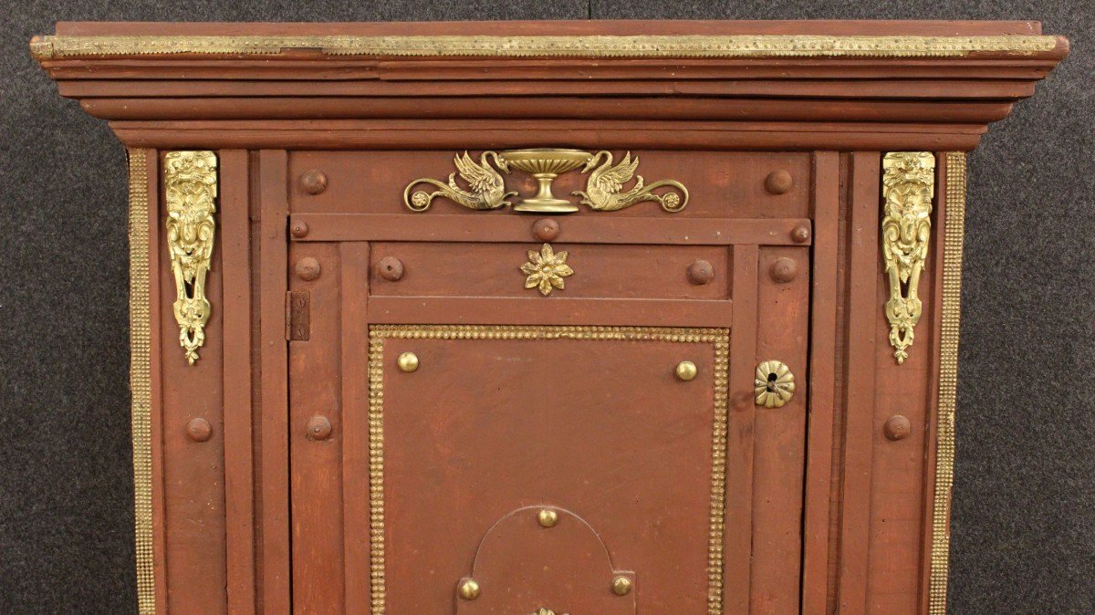 Armoire Italienne En Bois Peint-photo-3