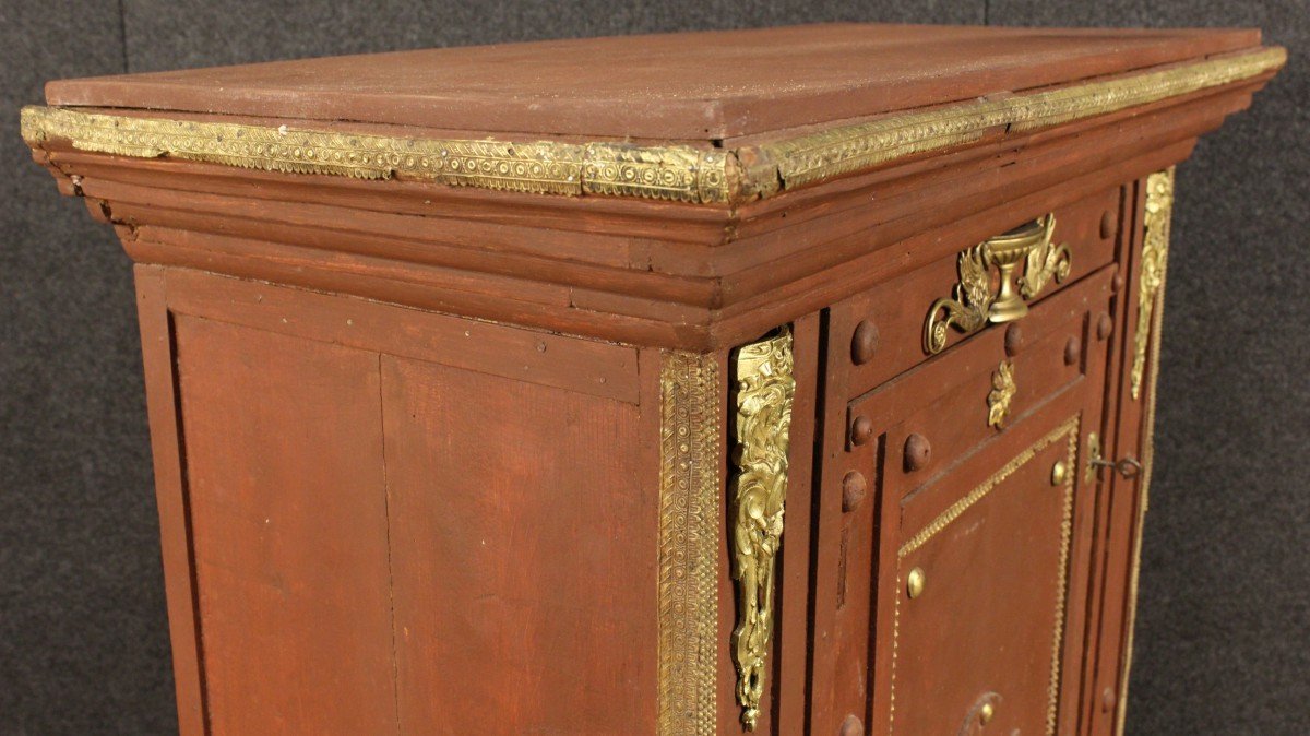 Italian Cabinet In Painted Wood-photo-6