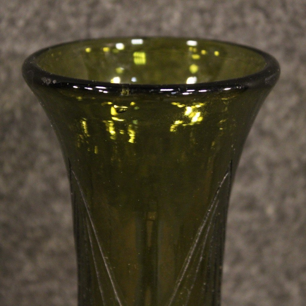 French Legras Glass Vase-photo-4