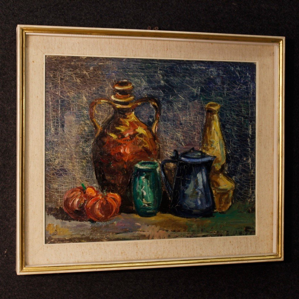 Tableau Italien Nature Morte De Style Impressioniste-photo-2