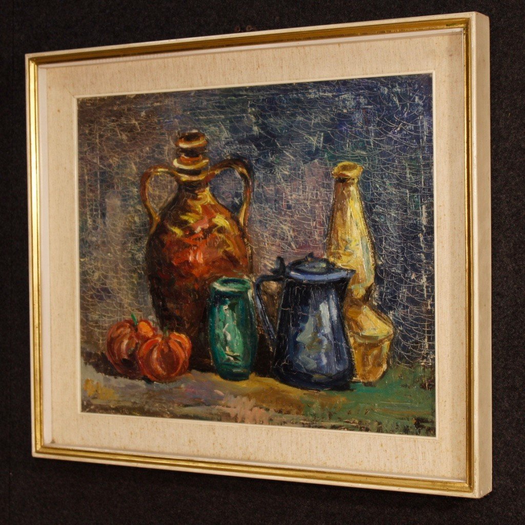 Tableau Italien Nature Morte De Style Impressioniste-photo-2