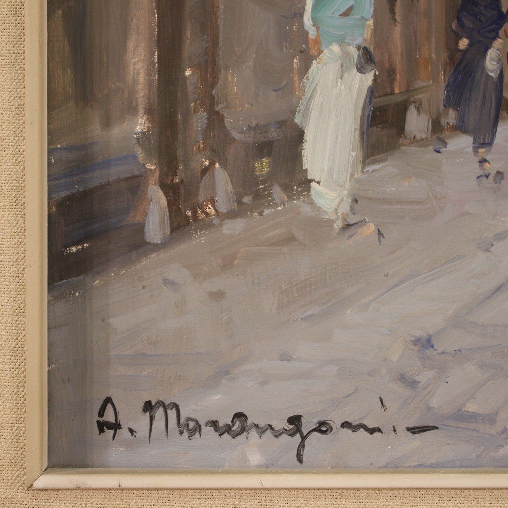 Marangoni Signed Painting From The 60s-photo-3