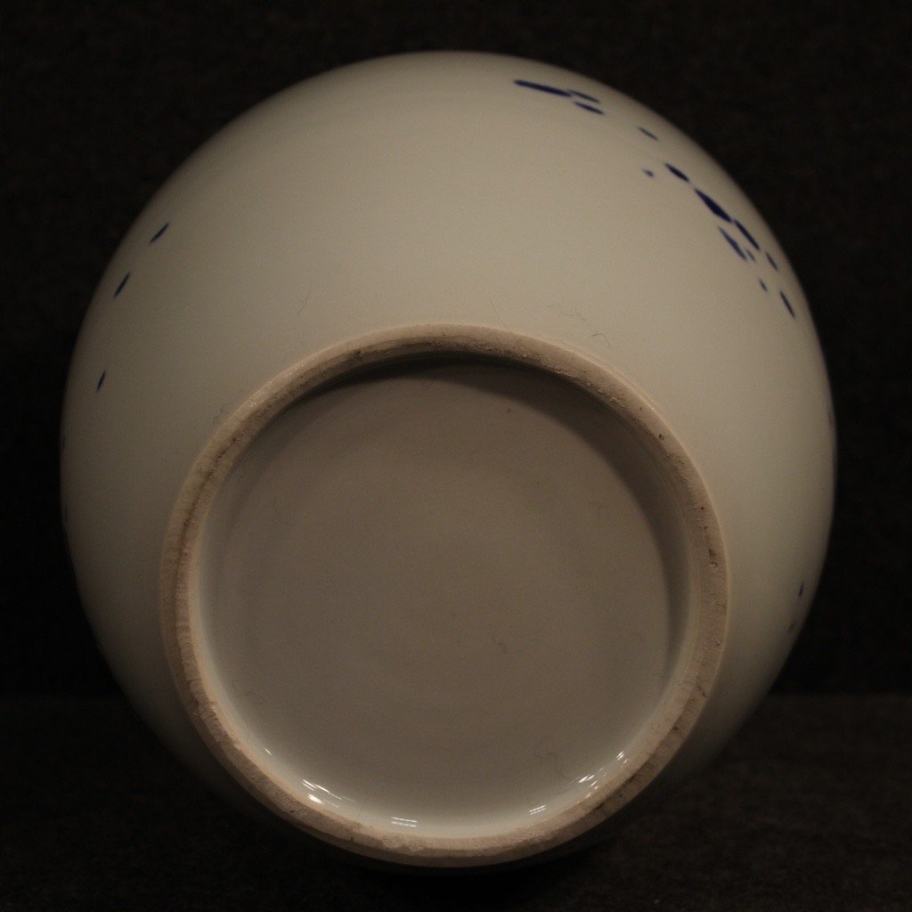 Vase Chinois En Céramique Peinte Et émaillée-photo-2
