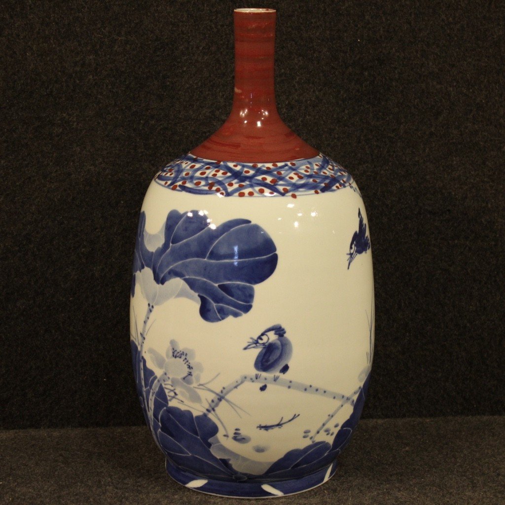 Chinese Painted Ceramic Vase-photo-2