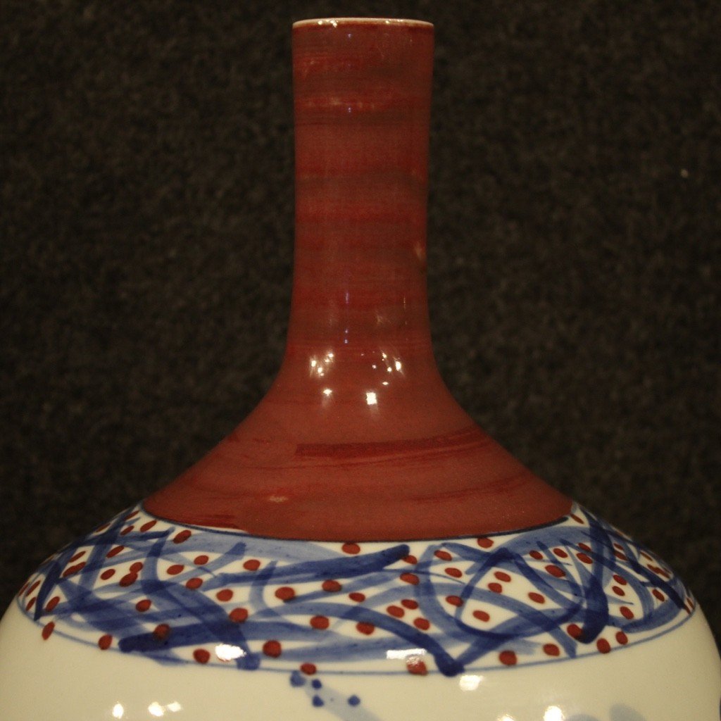 Chinese Painted Ceramic Vase-photo-4