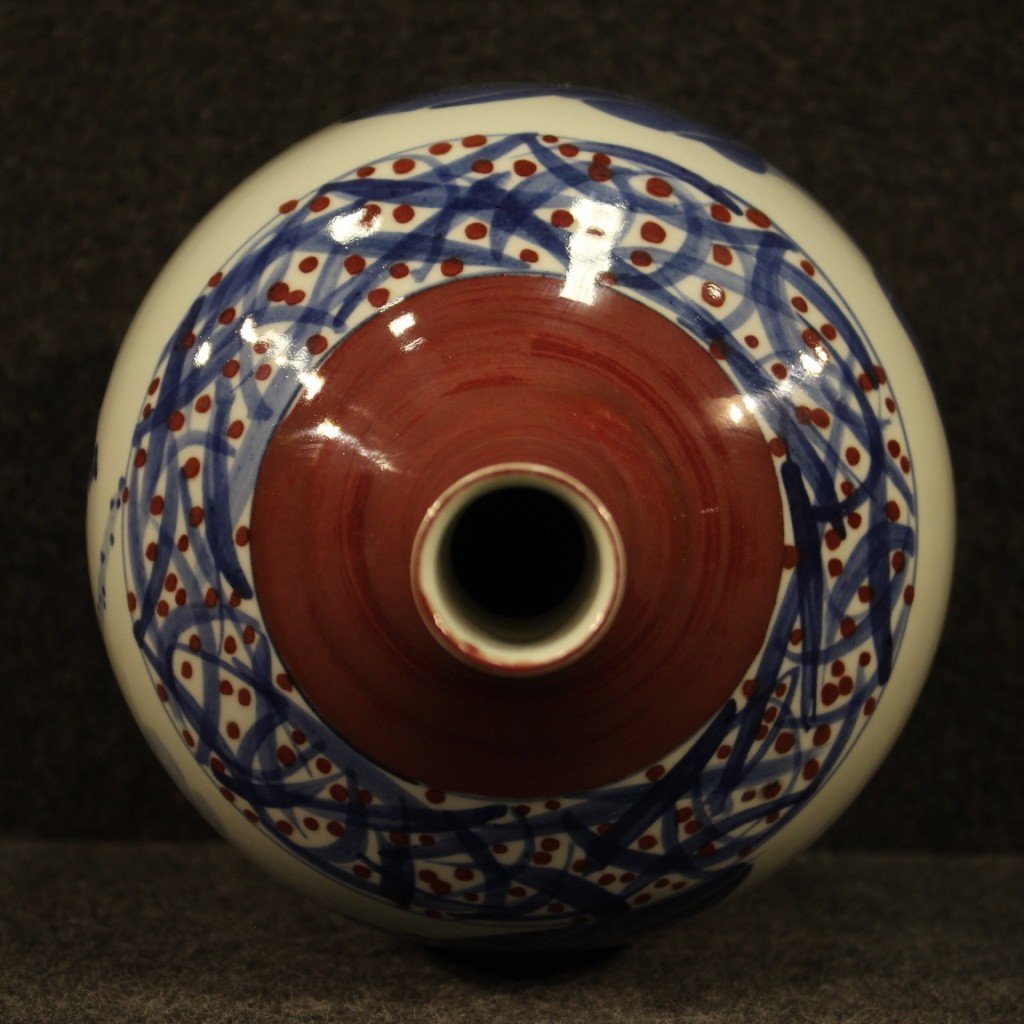 Chinese Painted Ceramic Vase-photo-6