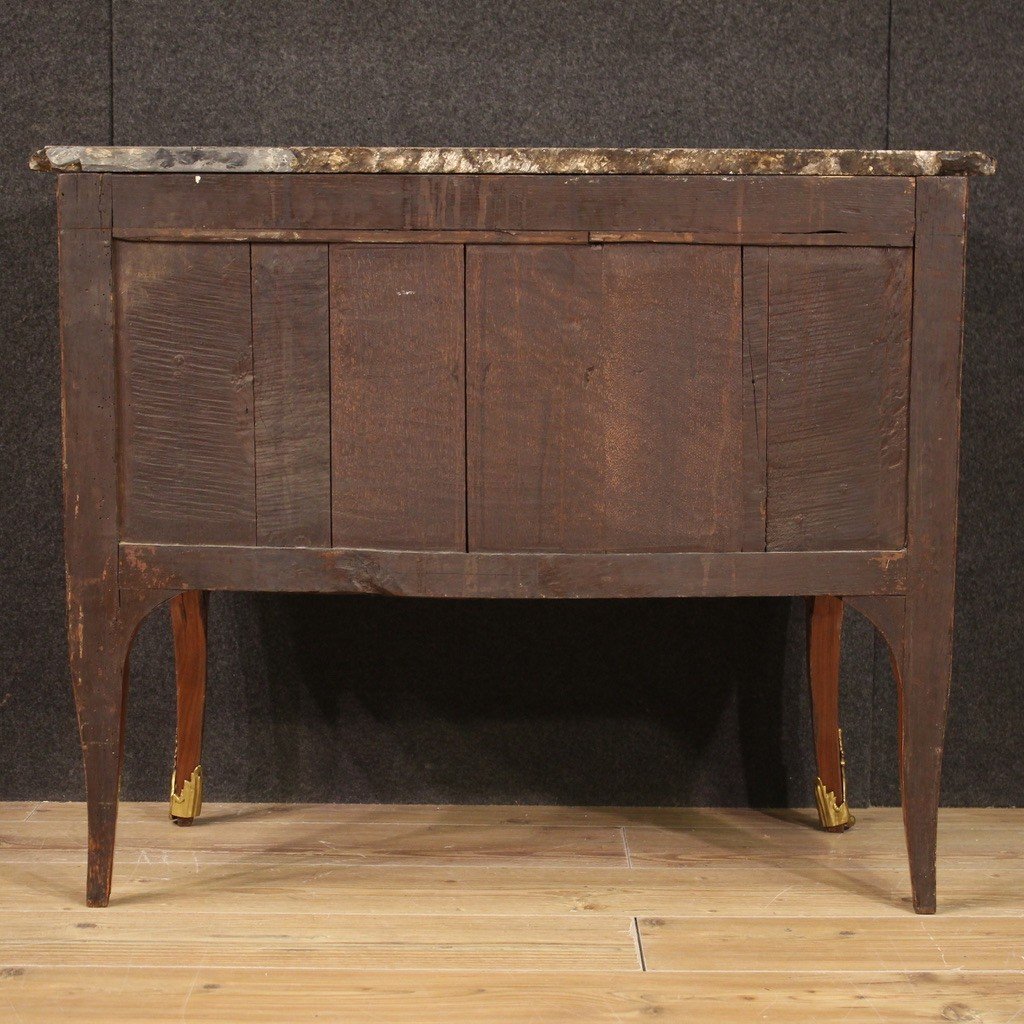 élégante Commode Louis XV Du 18ème Siècle-photo-2