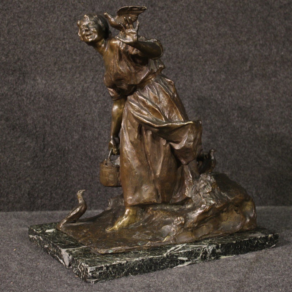 Grande Sculpture En Bronze De La Première Moitié Du 20ème Siècle