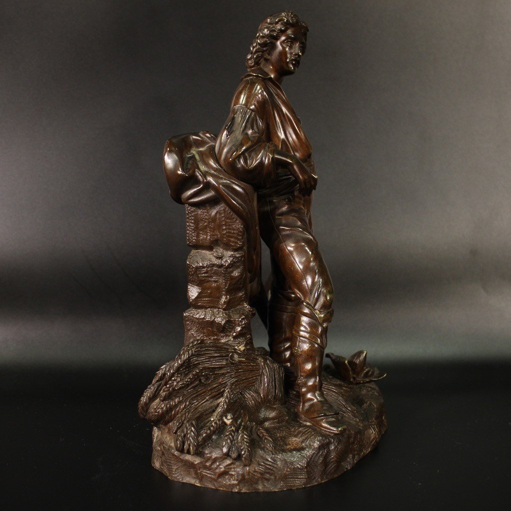 Refined Bronze Sculpture From The Second Half Of The 19th Century-photo-1