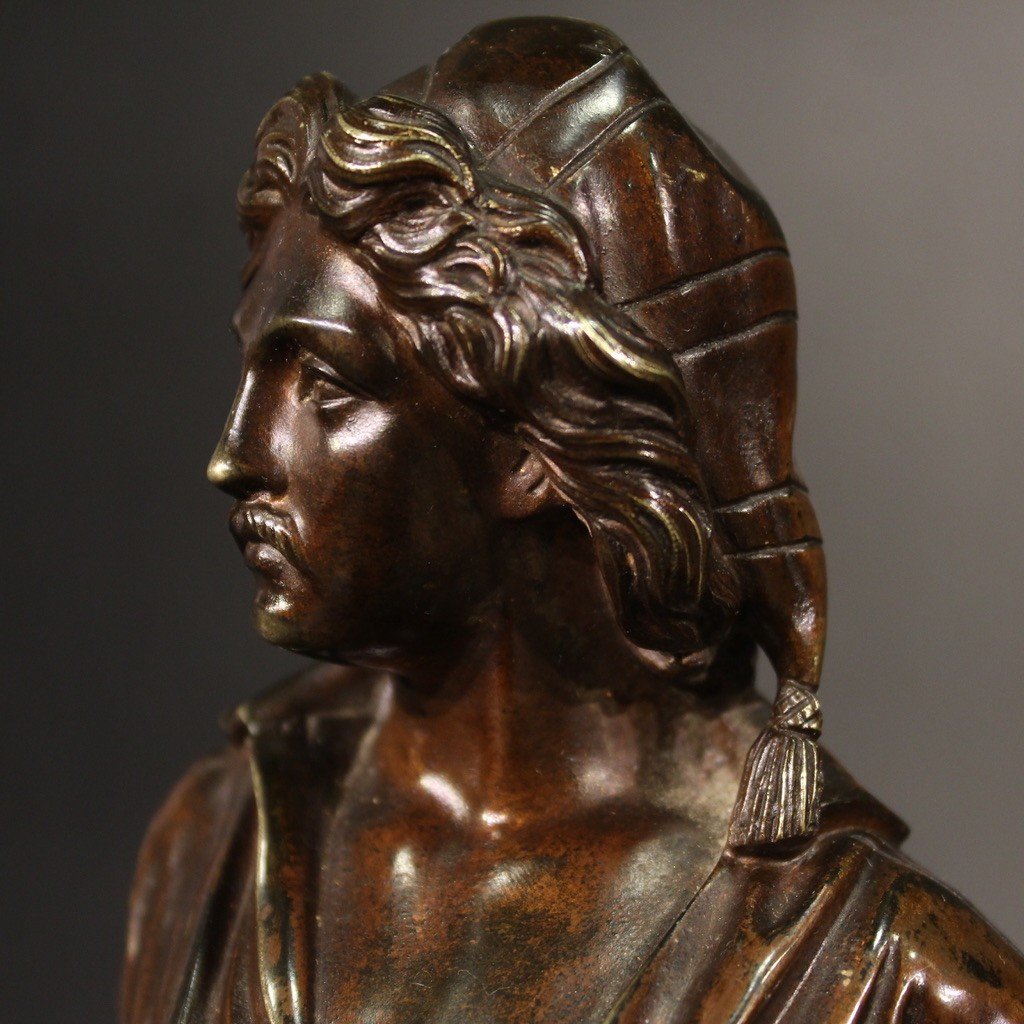 Refined Bronze Sculpture From The Second Half Of The 19th Century-photo-7