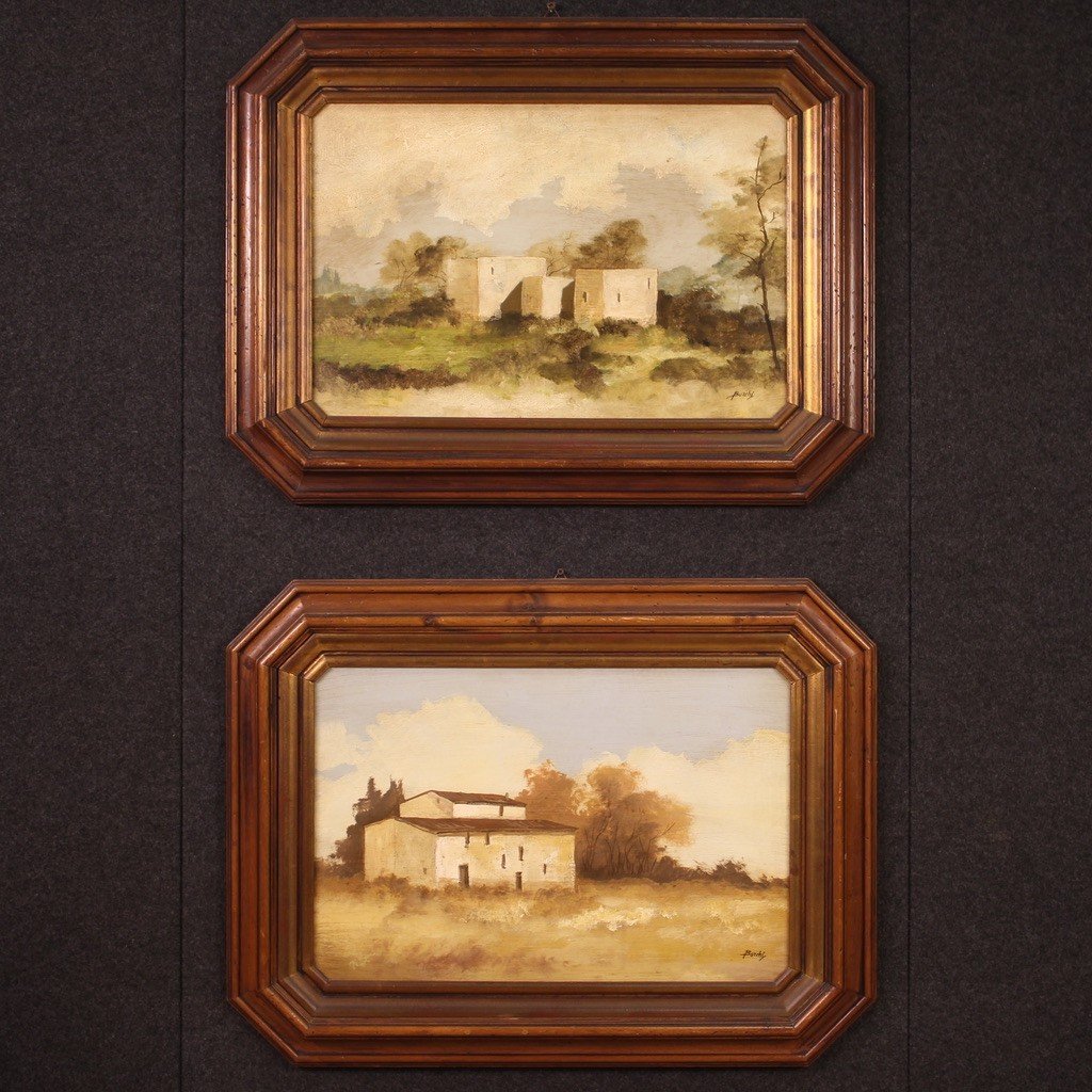 20th Century Oil Landscape Painting-photo-1