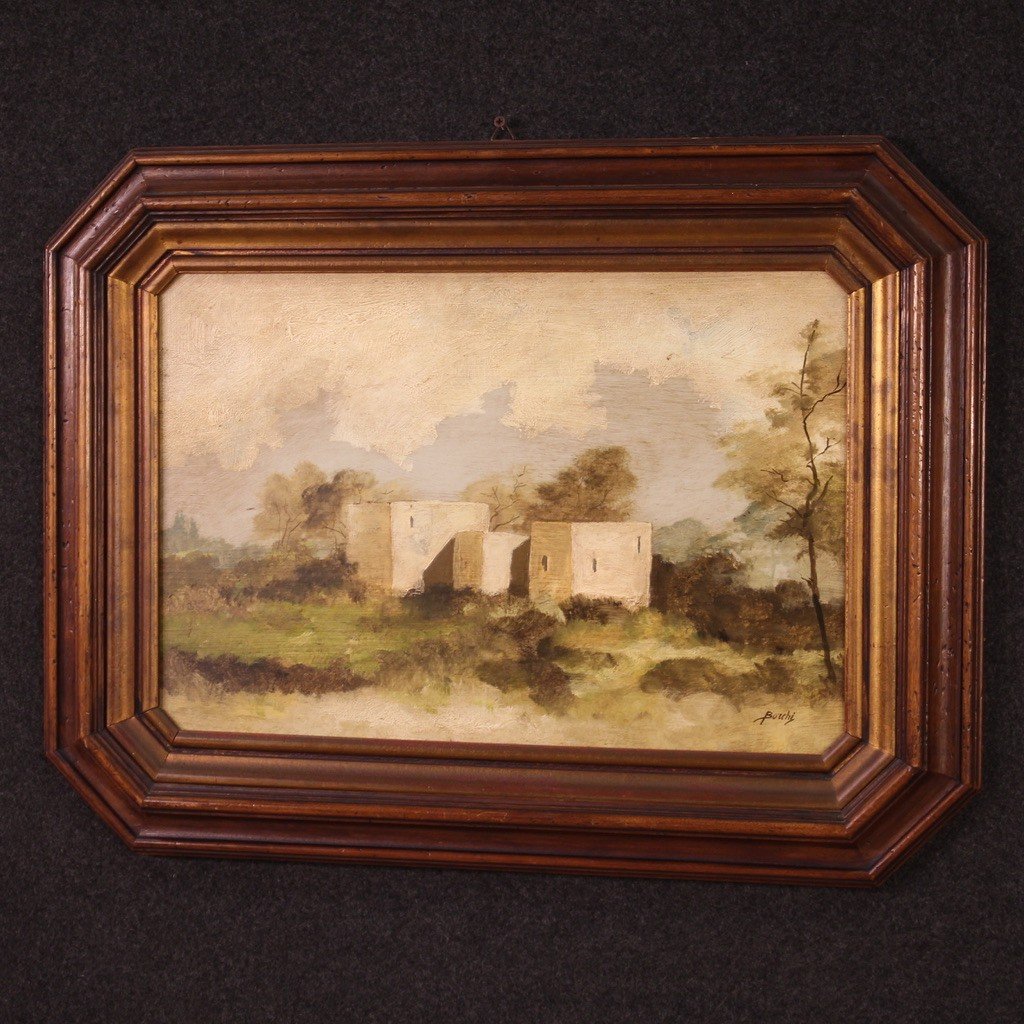 20th Century Oil Landscape Painting-photo-7