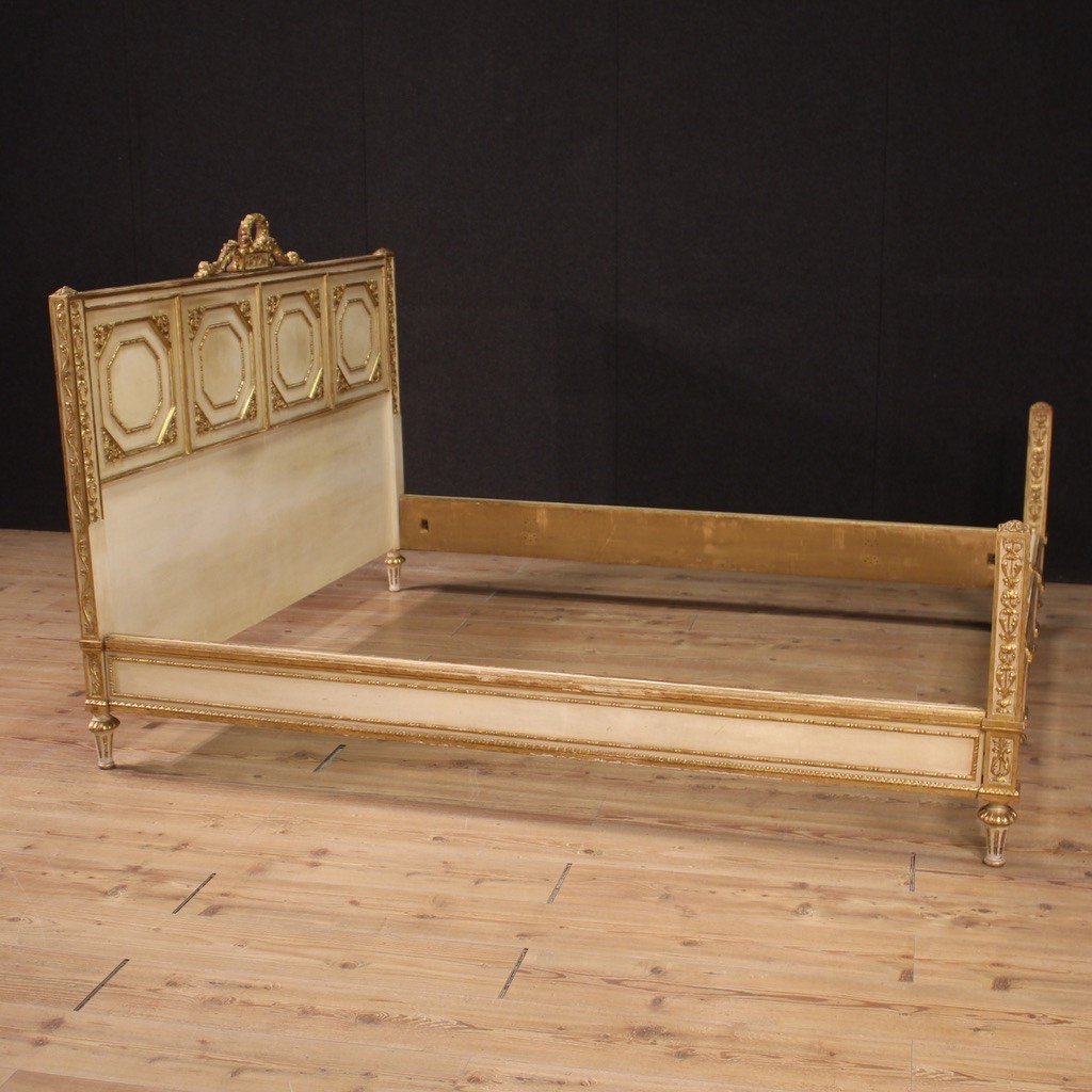 Great Double Bed In Louis XVI Style From The 1950s-photo-2